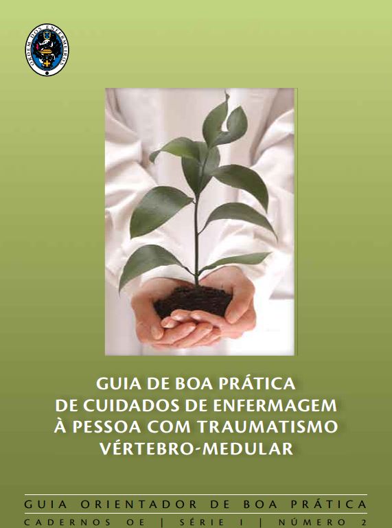 Capa Guia de Boa Prática de Cuidados de Enfermagem à Pessoa com Traumatismo Vértebro­‑Medular